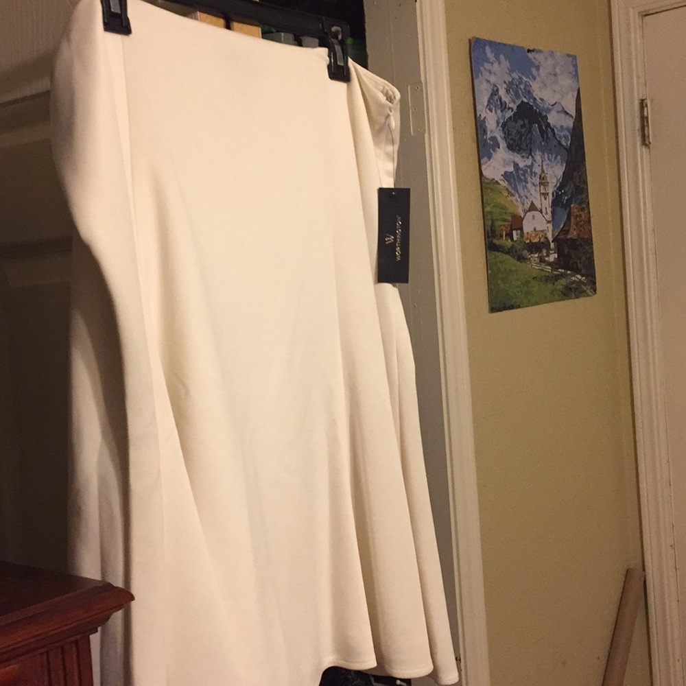 White skirt
